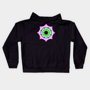 Pink and green Star Kids Hoodie